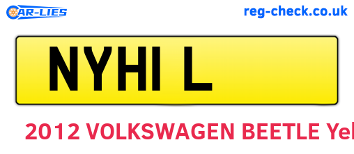NYH1L are the vehicle registration plates.