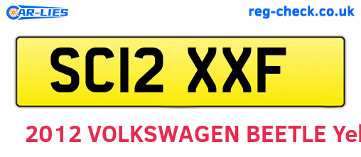 SC12XXF are the vehicle registration plates.