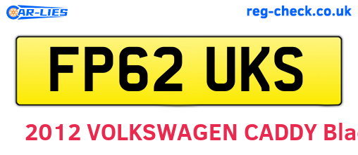 FP62UKS are the vehicle registration plates.