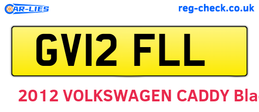 GV12FLL are the vehicle registration plates.