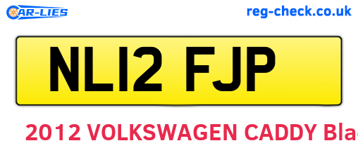 NL12FJP are the vehicle registration plates.