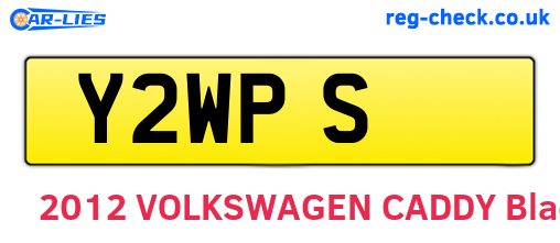 Y2WPS are the vehicle registration plates.