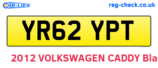 YR62YPT are the vehicle registration plates.