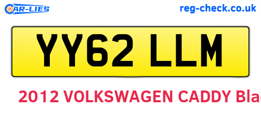 YY62LLM are the vehicle registration plates.