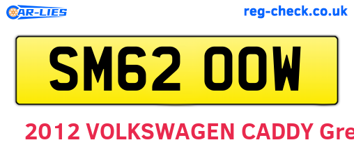 SM62OOW are the vehicle registration plates.