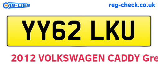 YY62LKU are the vehicle registration plates.