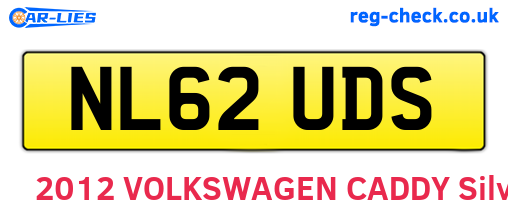 NL62UDS are the vehicle registration plates.