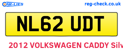 NL62UDT are the vehicle registration plates.