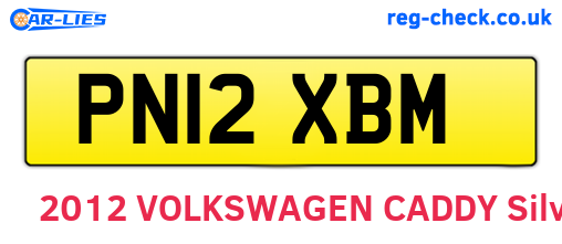 PN12XBM are the vehicle registration plates.