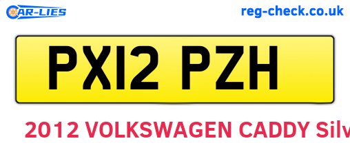PX12PZH are the vehicle registration plates.
