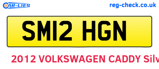 SM12HGN are the vehicle registration plates.