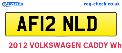AF12NLD are the vehicle registration plates.
