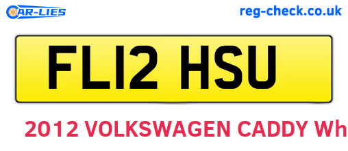 FL12HSU are the vehicle registration plates.