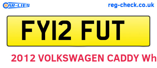 FY12FUT are the vehicle registration plates.