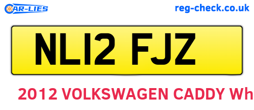 NL12FJZ are the vehicle registration plates.