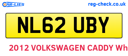 NL62UBY are the vehicle registration plates.