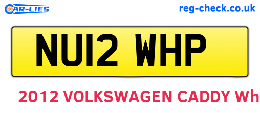 NU12WHP are the vehicle registration plates.