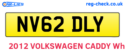 NV62DLY are the vehicle registration plates.