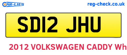 SD12JHU are the vehicle registration plates.