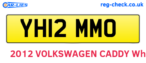 YH12MMO are the vehicle registration plates.
