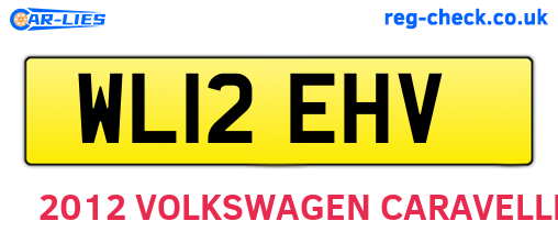 WL12EHV are the vehicle registration plates.