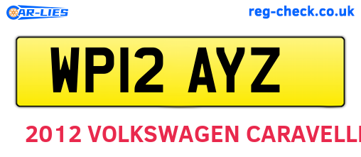 WP12AYZ are the vehicle registration plates.
