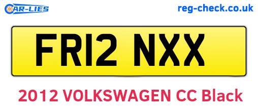 FR12NXX are the vehicle registration plates.