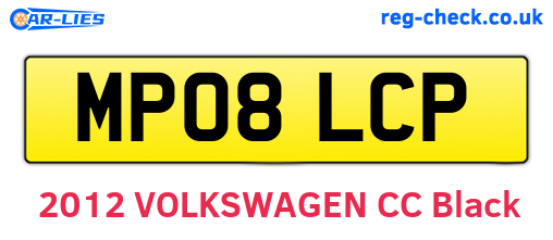 MP08LCP are the vehicle registration plates.