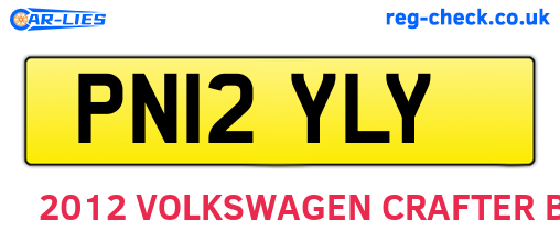 PN12YLY are the vehicle registration plates.