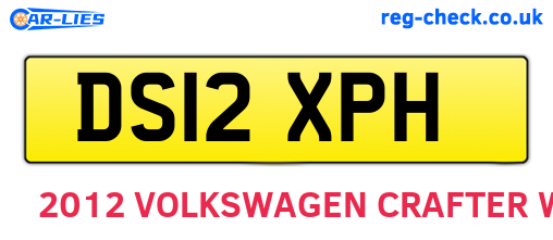DS12XPH are the vehicle registration plates.