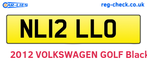 NL12LLO are the vehicle registration plates.
