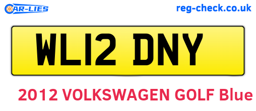 WL12DNY are the vehicle registration plates.