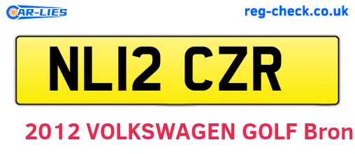 NL12CZR are the vehicle registration plates.