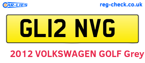 GL12NVG are the vehicle registration plates.