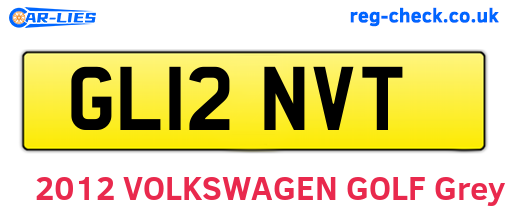 GL12NVT are the vehicle registration plates.