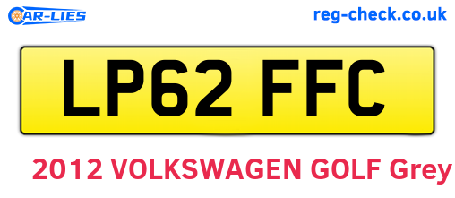 LP62FFC are the vehicle registration plates.