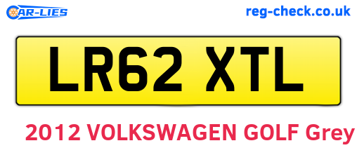 LR62XTL are the vehicle registration plates.