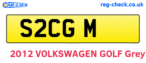 S2CGM are the vehicle registration plates.