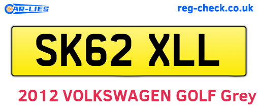 SK62XLL are the vehicle registration plates.