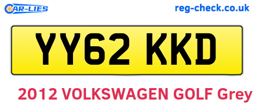 YY62KKD are the vehicle registration plates.