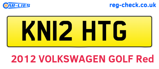 KN12HTG are the vehicle registration plates.