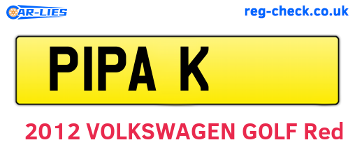 P1PAK are the vehicle registration plates.