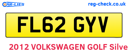 FL62GYV are the vehicle registration plates.