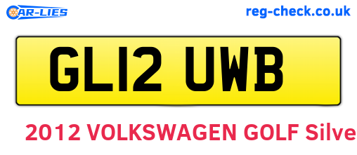 GL12UWB are the vehicle registration plates.