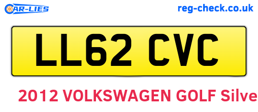 LL62CVC are the vehicle registration plates.