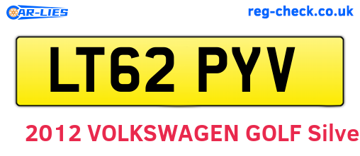LT62PYV are the vehicle registration plates.