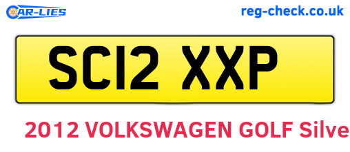 SC12XXP are the vehicle registration plates.