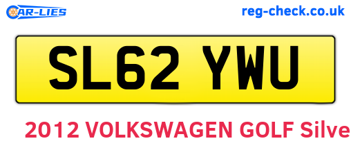 SL62YWU are the vehicle registration plates.