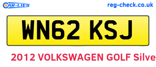 WN62KSJ are the vehicle registration plates.