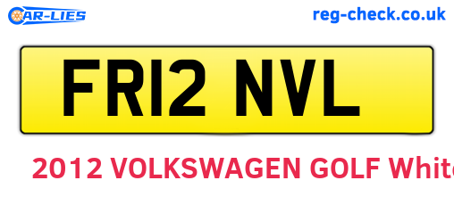 FR12NVL are the vehicle registration plates.